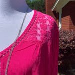 Daisy NWT New Directions Lace  Pink Top XL Photo 2