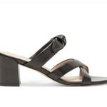 Stuart Weitzman Bandeau Black Leather Slide Sandal Women’s Size 11.5 Photo 1