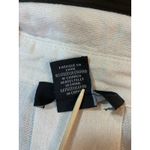 Tahari  Linen Blend Shirt Blouse Womens‎ Large Neutral Embroidered Church Office Photo 4