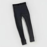 SKIMS  Cotton Ribbed Leggings Black Soot Womens Size Large Photo 1
