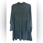 easel Anthropologie Lightweight Super Soft Stone Wash Denim Dress Oversized. M Photo 2