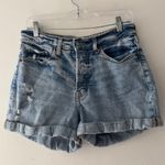 Old Navy  High Rise O.G Straight Light Wash Denim Shorts Photo 0