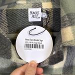 Princess Polly Veera Shacket Womens Size US 2 Sage Green Plaid Overshirt Photo 4