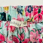 Mahogany Floral Drawcord Pajama Pants Pink Blue XL Wide Leg 100% Cotton India Photo 3