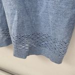 Motherhood Maternity Sweater Womens Blue Long Sleeve Hooded Pullover Cotton L Size undefined Photo 3