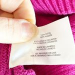 Gap  Crewneck Cotton Oversized Long Sleeve Ribbed Trim Sweater Pink XL Photo 3