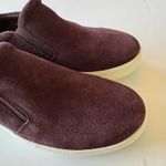 Clarks Collection Slip-On Sneakers Layton Step Burgundy Suede Women's Sz 8 NWOB Photo 5