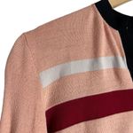 Marni Blush Azalea Colorblock Intarsia Knit Cardigan Sweater Size 2 Pink Photo 3