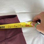 Lululemon All Meshed Up Leggings Maroon Pink Mesh Womens 8 Yoga Activewear Purple Photo 1