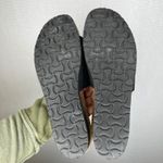 Naot Size 10 / 41 Comfort Black Fabric Slide Sandal Women's Slip On Cork Footbed Photo 4