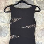 Bisou Bisou Black Lace Bodycon Dress Sz 6 Sleeveless Cocktail Mini Party Bodycon Photo 5