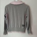 The North Face  full-zip jacket light pink collar red stitching, size womens M # Photo 5