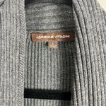 Adrienne Vittadini Dark Grey Cotton Ribbed Cardigan Size Large Photo 8
