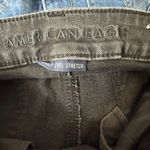 American Eagle black next level stretch ripped skinny jeans Photo 5