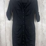 Lafayette 148 New York Dress Size 0 Button Up Short Sleeve Casual Utility Work Photo 0