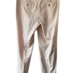 Ann Taylor LOFT Pink & White Check Print Cropped Pants Women's Size 6 Photo 3