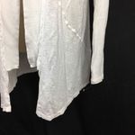 Michael Stars  White Open Front Long Light Weight Cardigan Sweater Photo 4