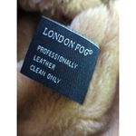 London Fog Vintage Suede Coat Woman's Large Tan Faux Fur Lined Collegiate Photo 10