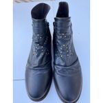 Miz Mooz New York City Black Leather Studded Ankle Boots Size 36 Photo 1