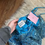 Hello Molly Glitter Gypsy Dress In Blue Sequin Photo 8