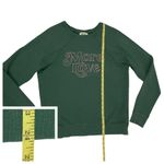 Anthropologie Back When by  More Love Sweatshirt - Green - Small Photo 1