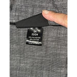 Maggie Barnes Women's  1 button blazer 2X Gray Photo 2