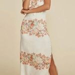 LPA  Silk Floral Leopard Jacquard Ruffle Night Out Maxi Dress 167 Size XS Photo 12