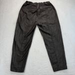 Eileen Fisher  Organic Linen‎ Pants Cropped Elastic Waist Casual XS Photo 7