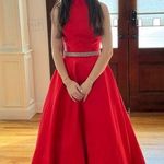 Sherri Hill  size 2 red ballgown prom dress. EUC Photo 0