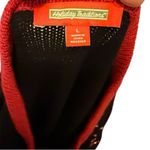 Holiday Traditions Black Christmas Cardigan Sweater Red Size L Photo 5