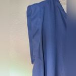 Pleione  Royal Blue V-Neck Blouse Large #731 Photo 1