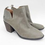 Lucky Brand Boots Size 9 Women's Branndi Bootie Ankle Leather Green/Taupe Heel Photo 0