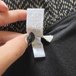 Chico's Black & Brown Shirt Sheer Sleeves Size 2 Business Casual Cottage Office Photo 8