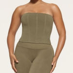 SKIMS BNWT  Outdoor Corset Army XS Photo 0