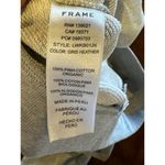 frame denim Frame Gray Distressed Organic Pima Cotton Elastic Tie Waist Jogger Pants Size XS Photo 11