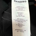 Sandro NWT Falbala Noir Embellished Midi Party Dress Photo 10