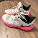 Nike  White and Pink Athletic Shoes with Cushioned Sole Photo 1