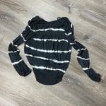 Knox Rose Women's Charcoal Gray-Blue Tie-Dye Long Sleeve Shirt - Size XS - NWT Photo 7