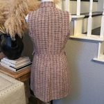 ZARA Pink Tweed Sleeveless Vest Blazer Size Small Photo 5