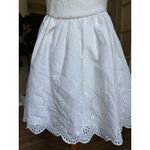 ZARA  White Eyelet Embroidered Sleeveless Dress Size M NWT Summer Casual Cotton Photo 2