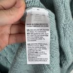 Chico's  Womens Cable Stitch Cardigan‎ Sz 1 (US M) Blue Open Front Comfort Office Photo 6