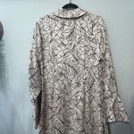 NEW Jonathan Simkhai Lee Linen Blend Midi Dress Painted Floral Size 10 Old Money Black Photo 13