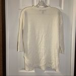 Forever 21 Ivory Knit Scoop Neck Long Sleeve Sweater M Photo 6