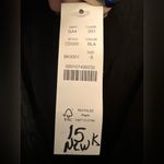 J.Crew  Short Sleeve Slip Dress Satin Size 6 - Black V Neck Short NWT Photo 4