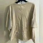 Def leopard beige distressed semi cropped leopard print t.shirt. 2X Photo 1