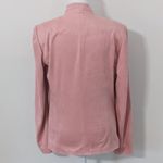  Faux Suede Pink Blazer Size 2 Tahari Pink Open Draped Cardigan Photo 3