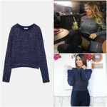ZARA  gray beaded sweater size M Photo 1