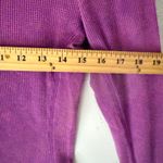 Kirra  Y2k Purple V-Neck‎ Long Sleeve Thermal Top Women's Medium Waffle Photo 5