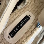 Alice + Olivia Fayen Color-block Denim Espadrille Platform Sandals in Blue Photo 6