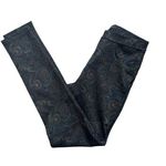 Sanctuary NEW  Anthropologie Navy Gray Damask Scroll Paisley Print Ponte Pants XS Photo 0